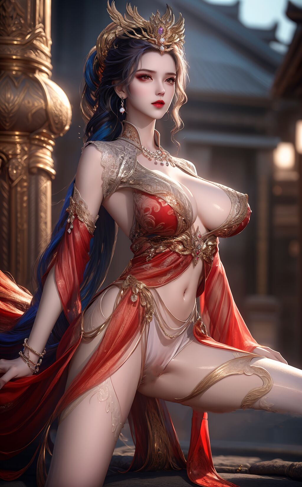 [AI Generated] Douluo Dalu Bibi Dong’s imperial concubine outfit